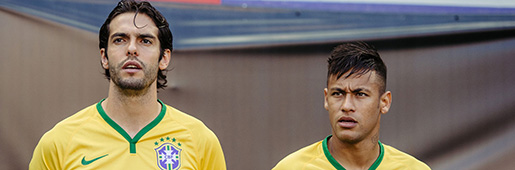 Framed | Brazil vs Costa Rica : Photography : Soccer Bible