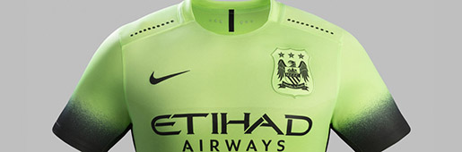 Man City 15/16 3rd Kit by Nike : Football Apparel : Soccer Bible