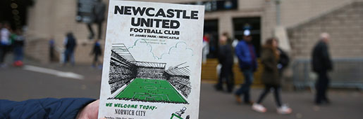 NUFC | 2015/16 Matchday Programmes : Books and Magazines : Soccer Bible