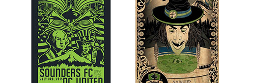 Seattle Sounders | Season Posters : Art and Illustration : Soccer Bible