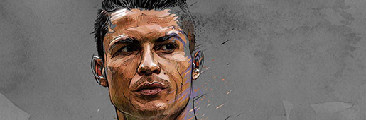 Cristiano Ronaldo by Yann Dalon : Art and Illustration : Soccer Bible