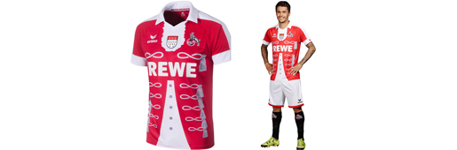 1. FC Cologne Karneval Kit : Football Apparel : Soccer Bible