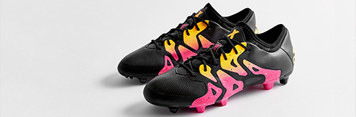adidas X 15.1 "Black/Shock Pink/Solar Gold" : Football Boots : Soccer Bible