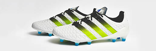 adidas ACE 16.1 "White/Semi Solar Slime/Shock Blue" : Football Boots : Soccer Bible