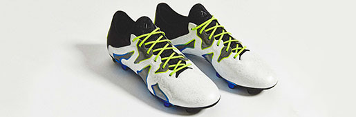 adidas X15+ SL "White/Shock Blue" : Football Boots : Soccer Bible