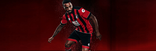 Bournemouth 2016/17 Home Kit : Football Apparel : Soccer Bible