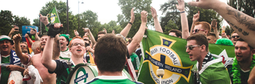 Northern Ireland Fans by Charles Chevillard : Photography : Soccer Bible