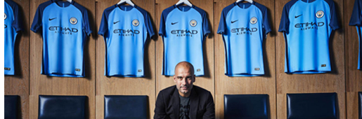 Man City 2016/17 home by Nike : Football Apparel : Soccer Bible