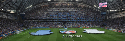 Framed | From the stands: France v Germany : Photography : Soccer Bible