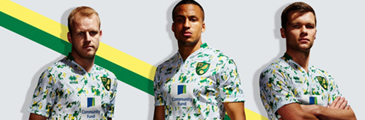 Norwich 2016 Away and Third kits by errea : Football Apparel : Soccer Bible