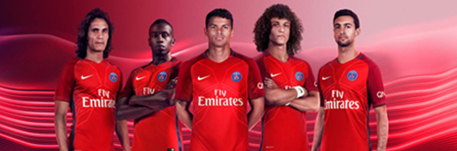 PSG 2016/17 Away Kit by Nike : Football Apparel : Soccer Bible